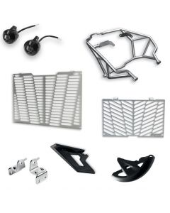 ENDURO PACKAGE PER DUCATI MULTISTRADA 1200 ENDURO E 1260 ENDURO ( tubi faretti griglie e protezioni disco e catena ) - da ordinare