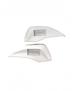 Cover borse laterali in plastica Iceber white livery per Ducati Multistrada V4 Rs tutte