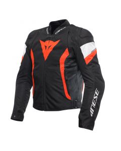 GIACCA AVRO 5 TEX BLACK/RED-FLUO/WHITE