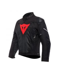 new giacca super sprint d-dry nero/rosso/lava