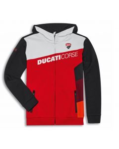 Felpa Ducati Corse sport rosso nero bianco