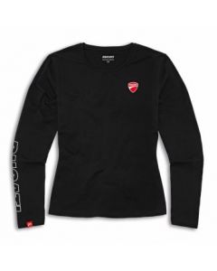 NEW T-SHIRT DUCATI LOGO ML DONNA 