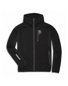 new felpa con cappuccio  Ducati  reflex 3.0 nera