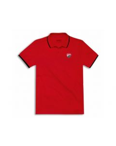 NEW POLO DC LOGO ROSSA