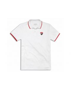 NEW POLO DC LOGO BIANCA