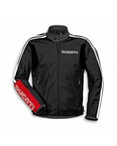 New Giacca Pelle Perf Ducati Heritage C3 ner/ros