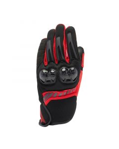 Guanti Dainese Mig 3 Air Tex Black/lava/Red