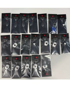Portachiavi Dainese paraschiena e slider 19 pezzi