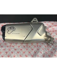 Silenziatore Termignoni omologato in titanio con fondello alluminio per Ducati Multistrada 1260 enduro e 950 da My 19 e V2 fino al 2024 - usato