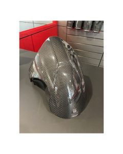 Parafango anteriore carbonio lucido (Lamborghini ) per Ducati Diavel 1260 danneggiato ma funzionale - usato
