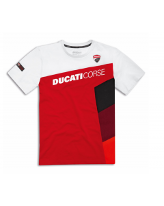 Shirt Ducati Corse sport bianco rosso