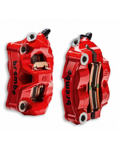 Pinze colorate rosso per Ducati Panigale V4 fino al 2024, Streetfighter V4, Multistrada V4 Rally V4 2025, Diavel V4, XDiavel V4, Monster Sp - da ordinare