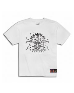 T-SHIRT SCRAMBLER ENERGY VAN ORTON BIANCA